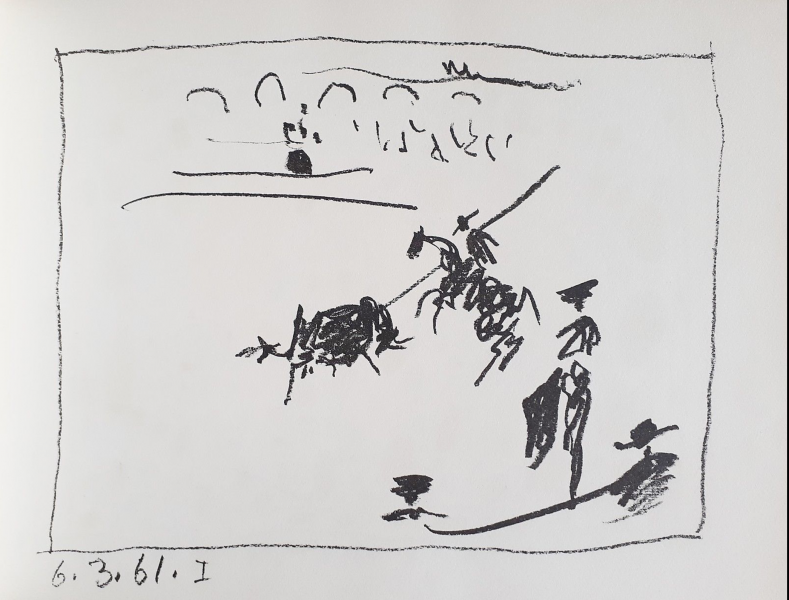A Los Toros avec Picasso (2 lithographs)